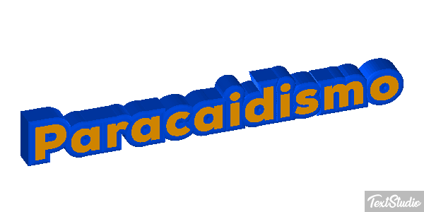 Paracaidismo Text effect