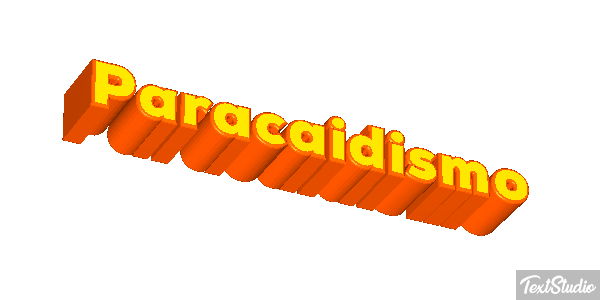 Paracaidismo Text effect