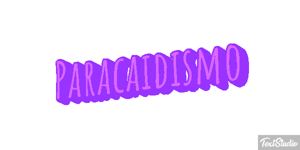 Paracaidismo Text effect