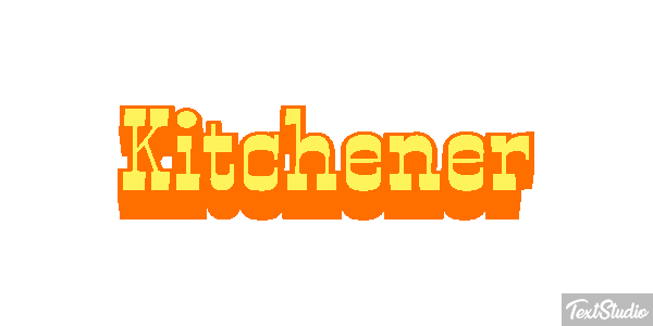 Kitchener Efecto de texto
