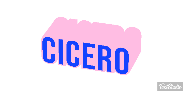 Cicero Text effect