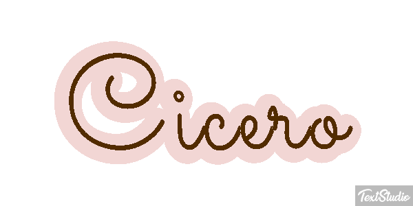 Cicero Text effect