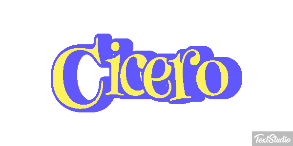Cicero Text effect