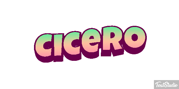 Cicero Text effect