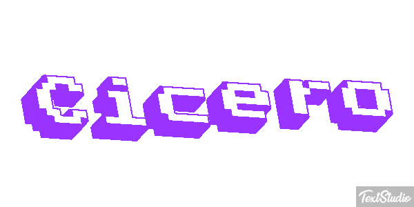 Cicero Text effect