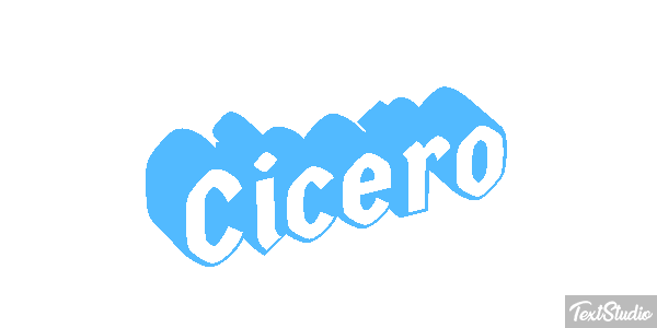 Cicero Text effect