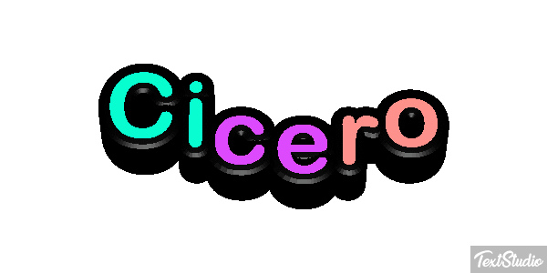 Cicero Text effect
