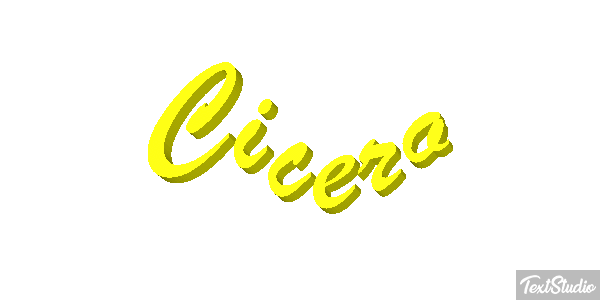 Cicero Text effect