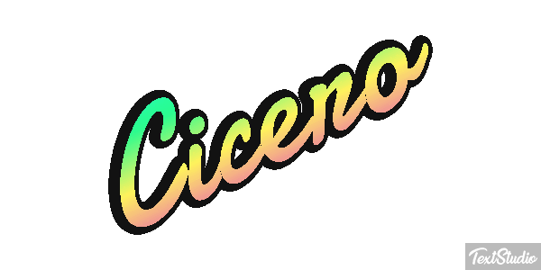 Cicero Text effect