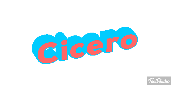 Cicero Text effect