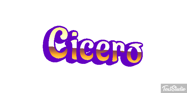Cicero Text effect