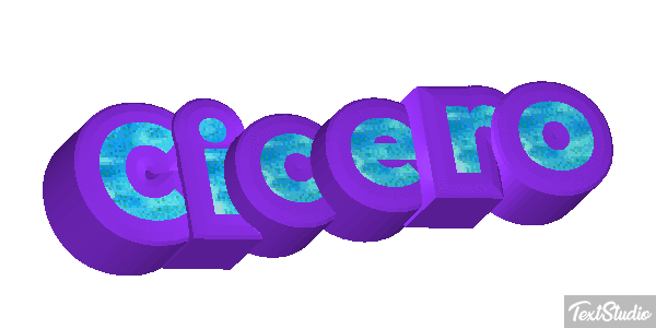 Cicero Text effect