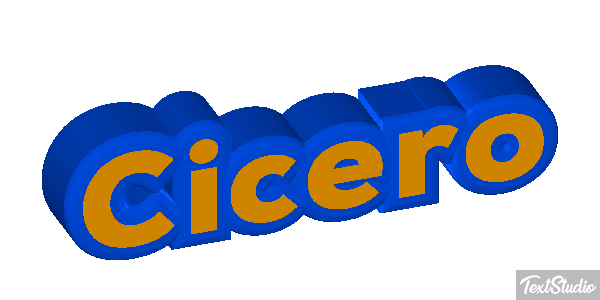 Cicero Text effect