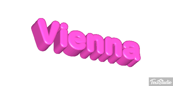 Vienna Efeito do texto