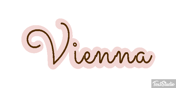 Vienna Efeito do texto
