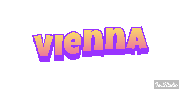 Vienna Efeito do texto