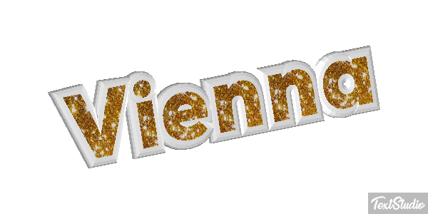 Vienna Efeito do texto