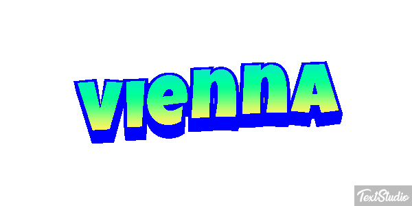 Vienna Efeito do texto