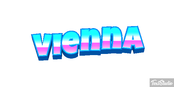 Vienna Efeito do texto