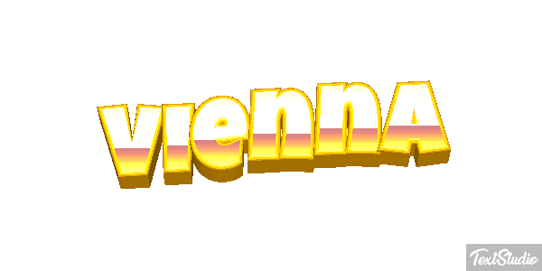 Vienna Efeito do texto