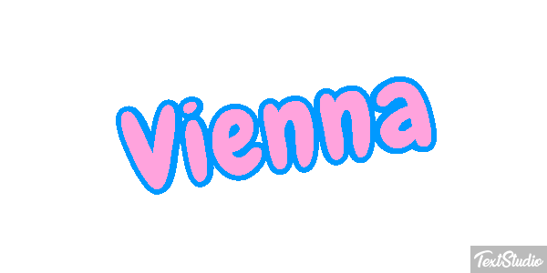 Vienna Efeito do texto