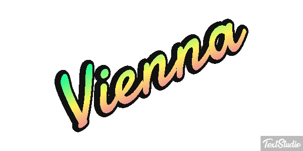 Vienna Efeito do texto