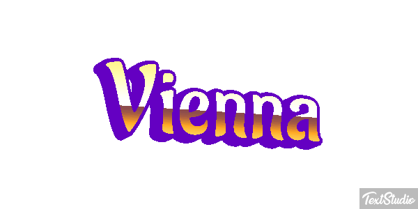 Vienna Efeito do texto