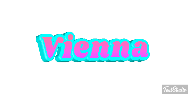 Vienna Efeito do texto