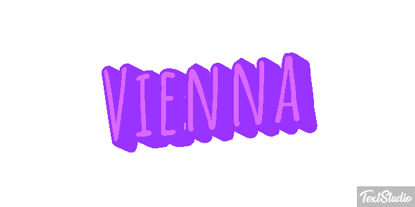 Vienna Efeito do texto