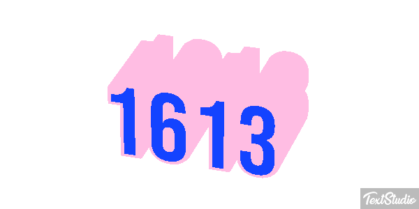1613 Texteffekt