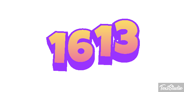 1613 Texteffekt