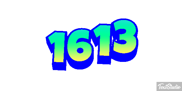 1613 Texteffekt
