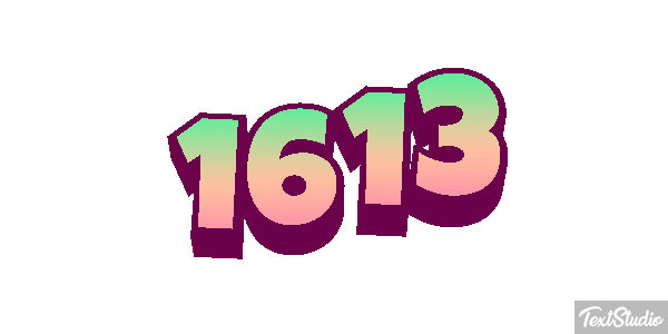 1613 Texteffekt