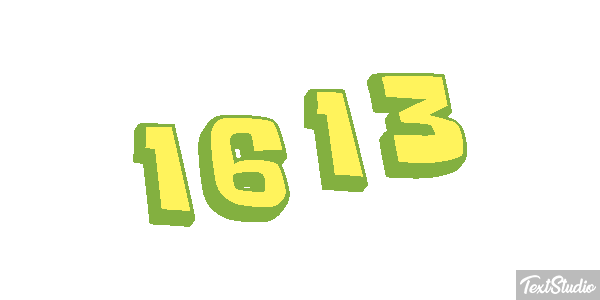 1613 Texteffekt