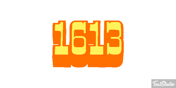 1613 Texteffekt