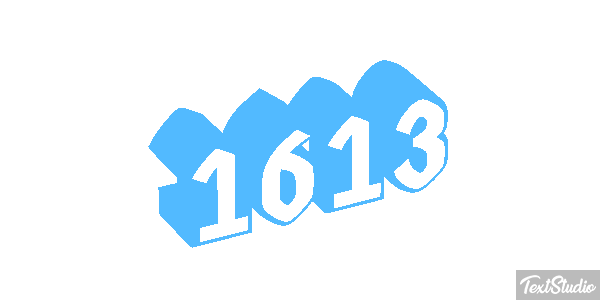1613 Texteffekt