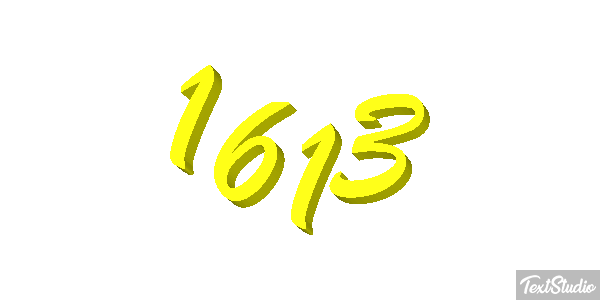 1613 Texteffekt