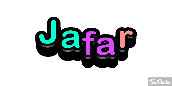 Jafar Efecto de texto