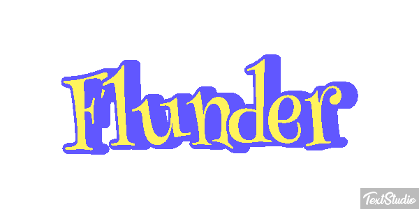 Flunder Texteffekt