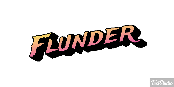 Flunder Texteffekt