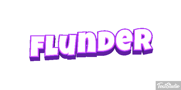 Flunder Texteffekt