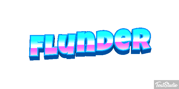 Flunder Texteffekt