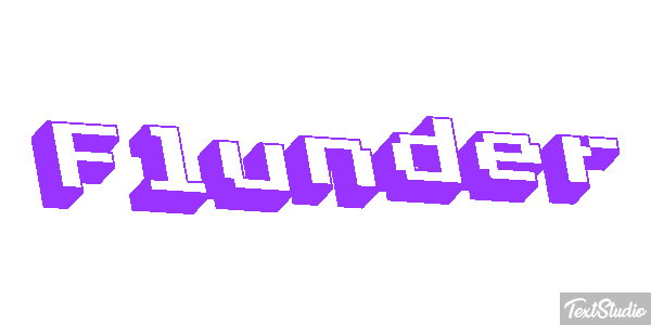 Flunder Texteffekt