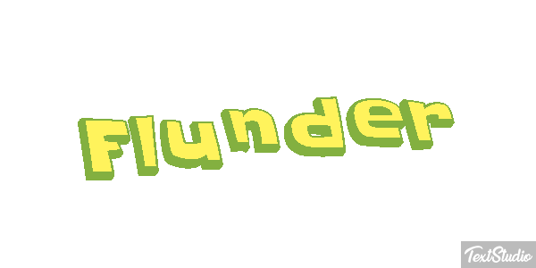 Flunder Texteffekt
