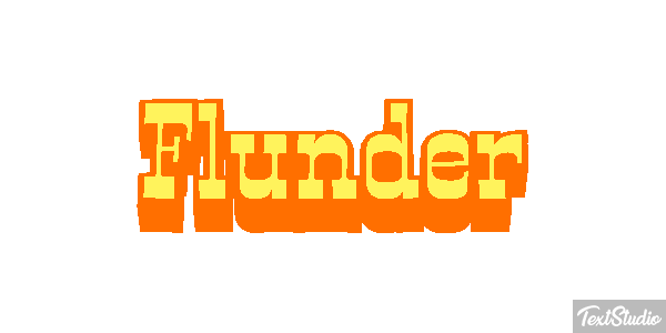 Flunder Texteffekt