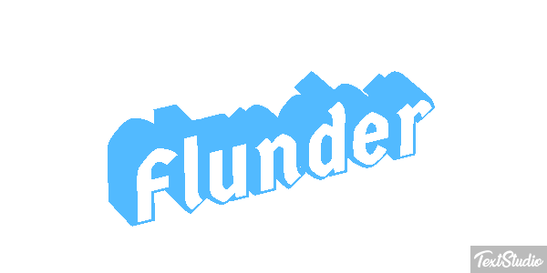 Flunder Texteffekt