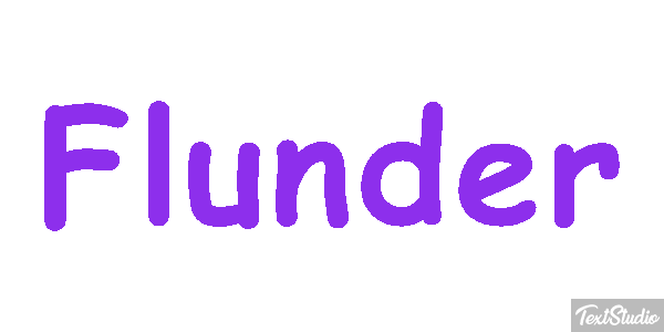 Flunder Texteffekt
