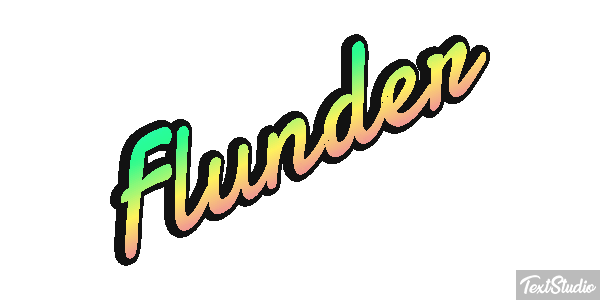 Flunder Texteffekt
