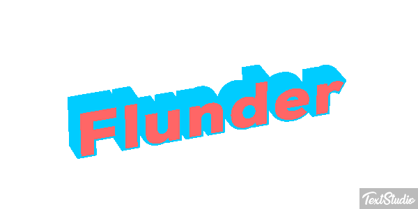 Flunder Texteffekt