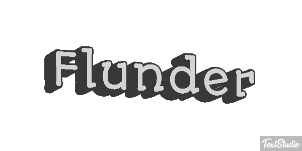 Flunder Texteffekt